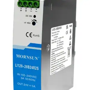 48V 120W DIN-Rail Power Supply | Mornsun LI120-20B48R2S
