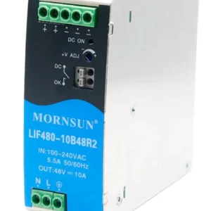 24V 480W DIN-Rail Power Supply | Mornsun LIF480-10B24R2