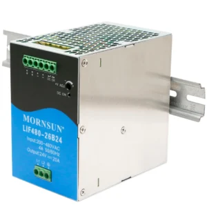 24V 480W DIN-Rail Power Supply | Mornsun LITF480-26B24