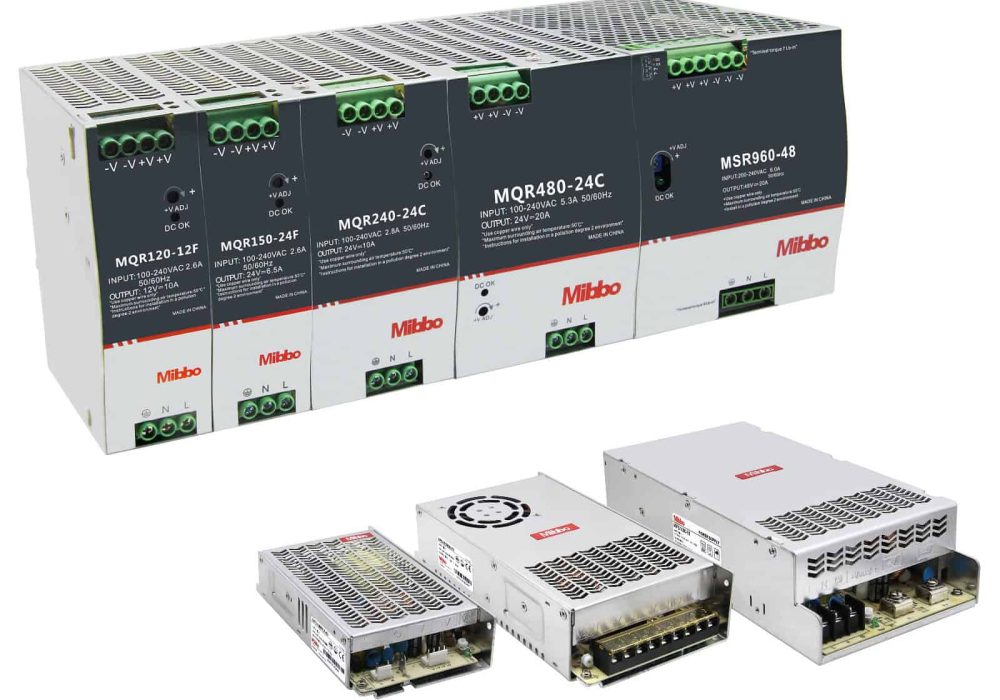 Mibbo Din-Rail and Metal Encased Power Supplies